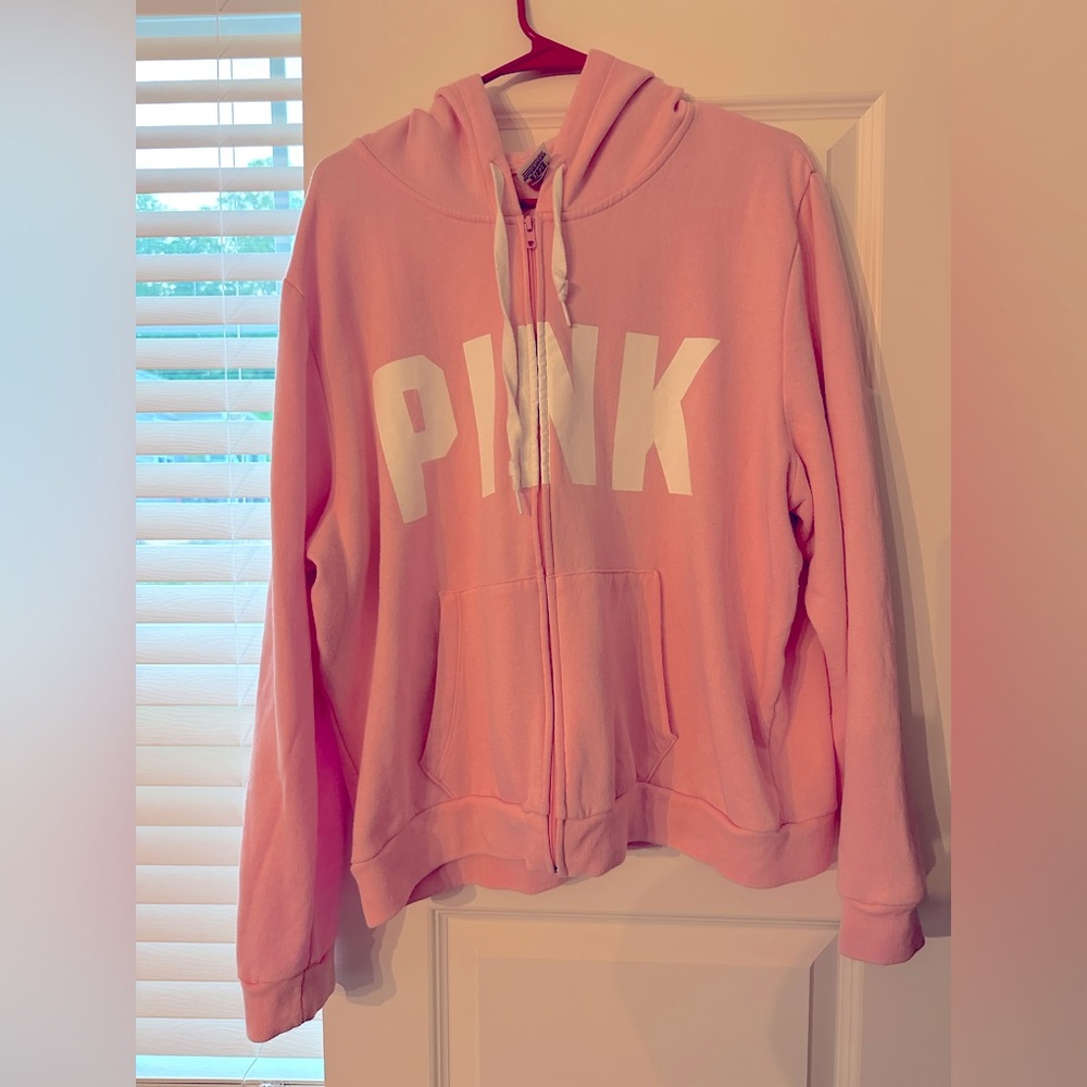 Victoria’s Secret pink zip up sweatshirt